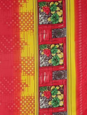 floral printed saree with blouse - 17460014 - Standard Image - 4