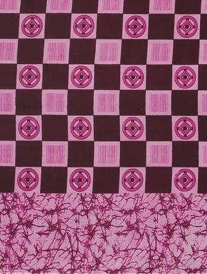 checkered printed saree with blouse - 17460022 - Standard Image - 4