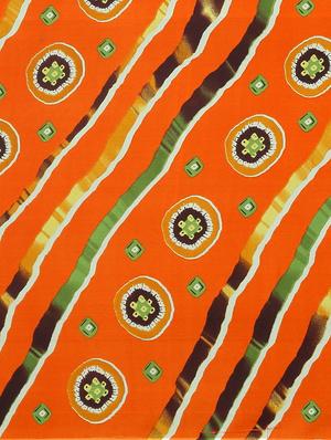 bandhani printed saree with blouse - 17460036 - Standard Image - 6