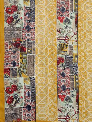 floral printed saree with blouse - 17460041 - Standard Image - 6