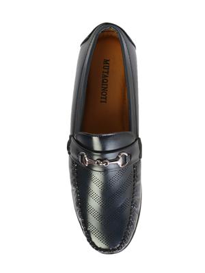 blue patent leather slip on loafers - 17461199 - Standard Image - 4