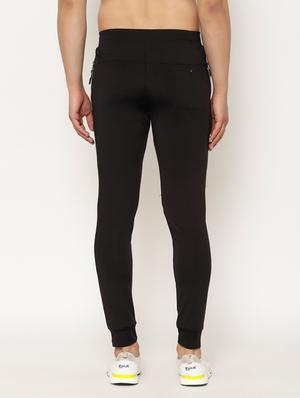 black solid jogger - 17461256 - Standard Image - 3