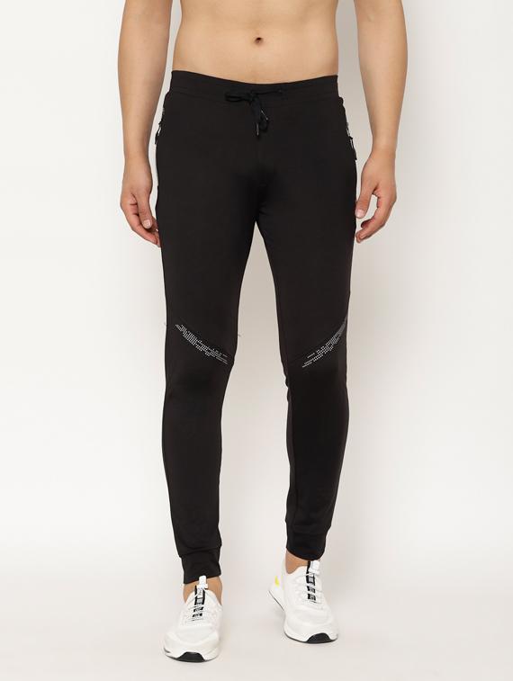 black solid jogger - 17461256 - Zoom Image - 1