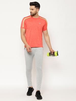 grey solid full length track pant - 17461283 - Standard Image - 4