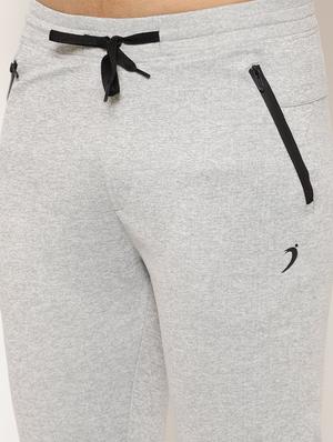 grey solid full length track pant - 17461283 - Standard Image - 5