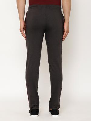 grey side striped full length track pant - 17461295 - Standard Image - 3