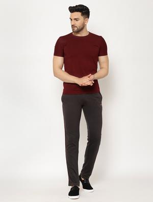 grey side striped full length track pant - 17461295 - Standard Image - 4