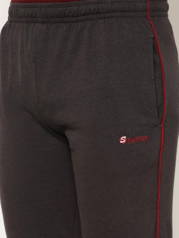 grey side striped full length track pant - 17461295 - Zoom Image - 5