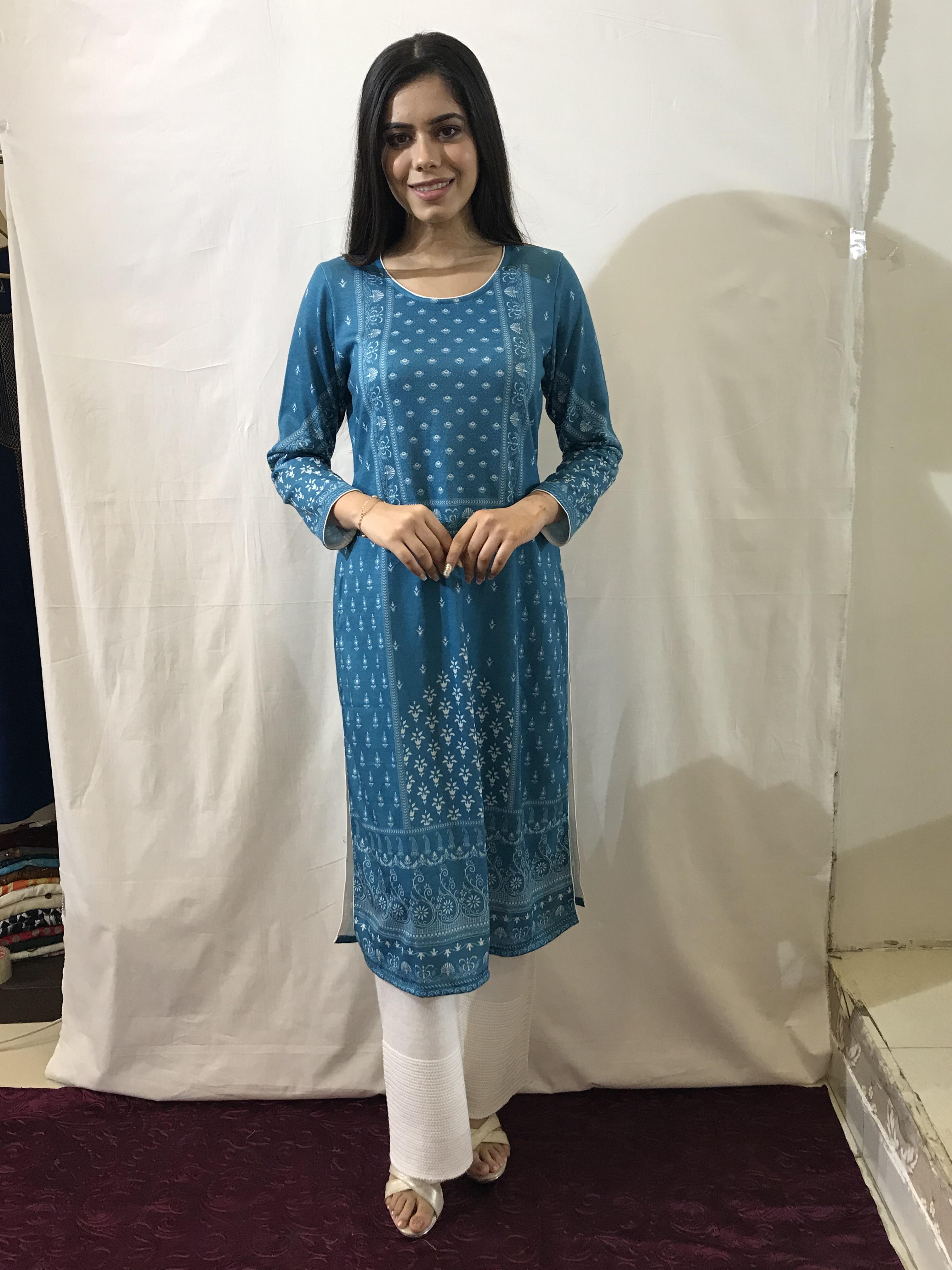 self-design woolen kurta sets - 17461478 - Zoom Image - 1