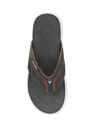 grey faux leather toe separator slippers - 17461507 - Standard Image - 4