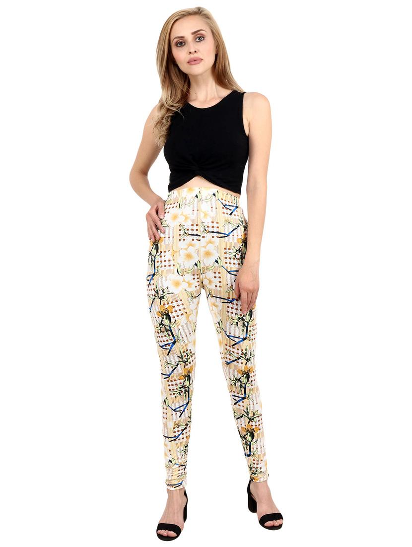 high rise floral legging - 17461810 - Zoom Image - 4