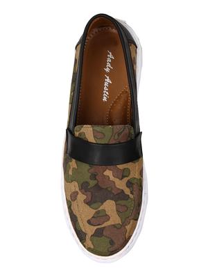 beige canvas slip on shoes - 17461825 - Standard Image - 4