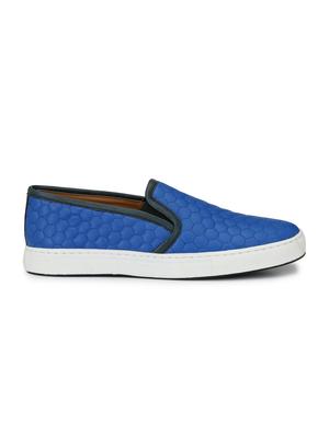 blue synthetic slip on shoes - 17461829 - Standard Image - 2