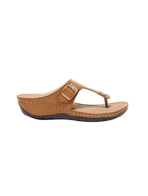 beige pu slip on sandals - 17461897 - Standard Image - 2