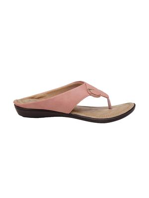 pink pu slip on sandals - 17461912 - Standard Image - 2