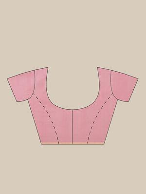 embroidered handloom saree with blouse - 17461957 - Standard Image - 3