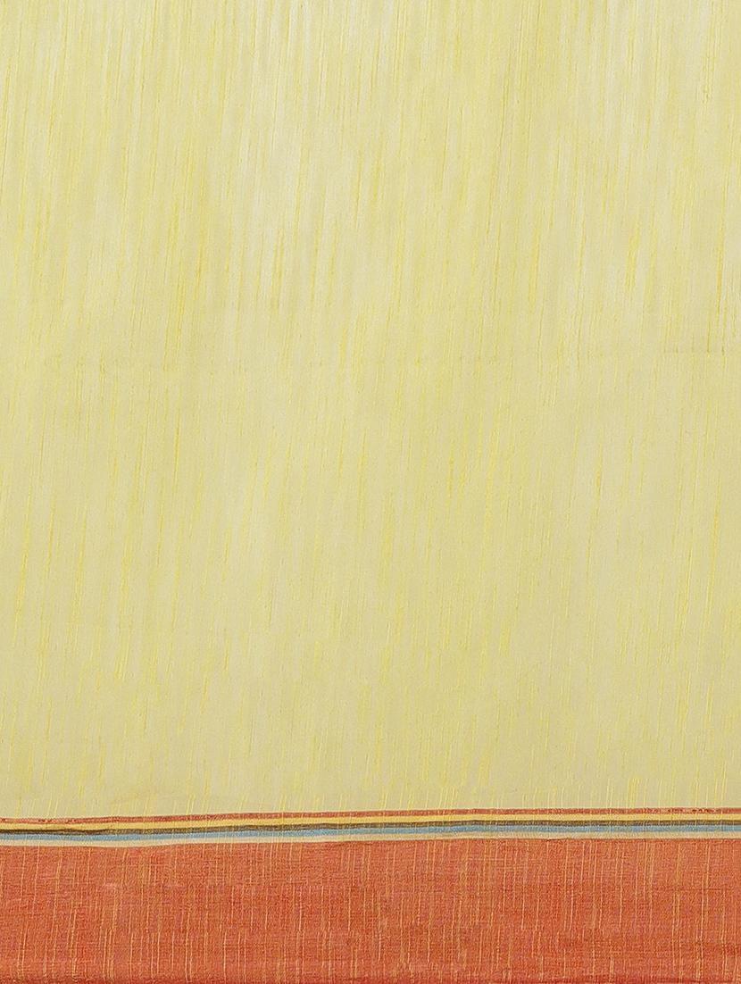 self design handloom saree with blouse - 17461988 - Zoom Image - 5