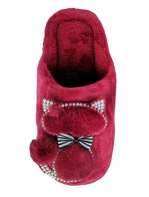 red slip on flip flop - 17462086 - Standard Image - 3