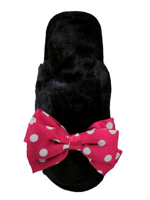 black slip on flip flop - 17462094 - Standard Image - 3