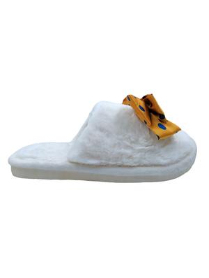 white slip on flip flop - 17462097 - Standard Image - 2