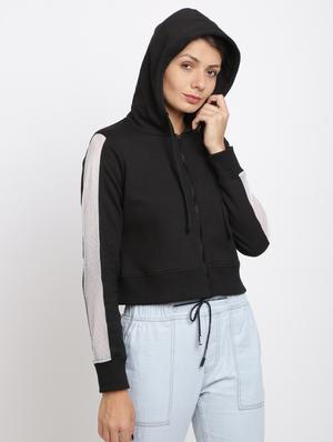 hooded neck fleece sweatshirt - 17462164 - Standard Image - 3