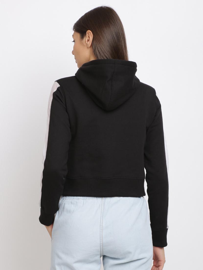 hooded neck fleece sweatshirt - 17462164 - Zoom Image - 4