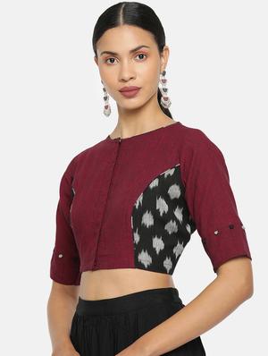 ikat printed blouse - 17462199 - Standard Image - 2
