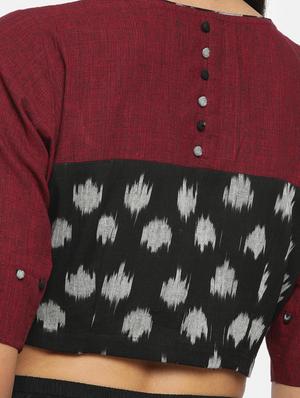 ikat printed blouse - 17462199 - Standard Image - 5