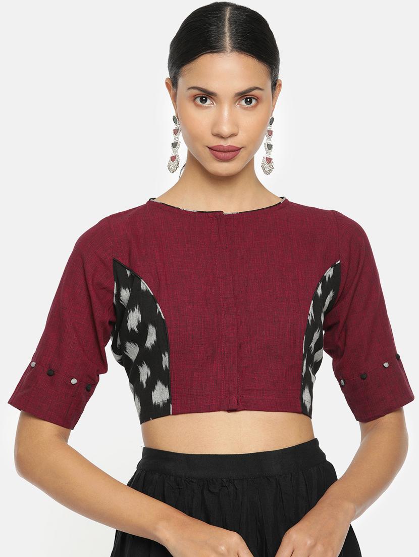 ikat printed blouse - 17462199 - Zoom Image - 1