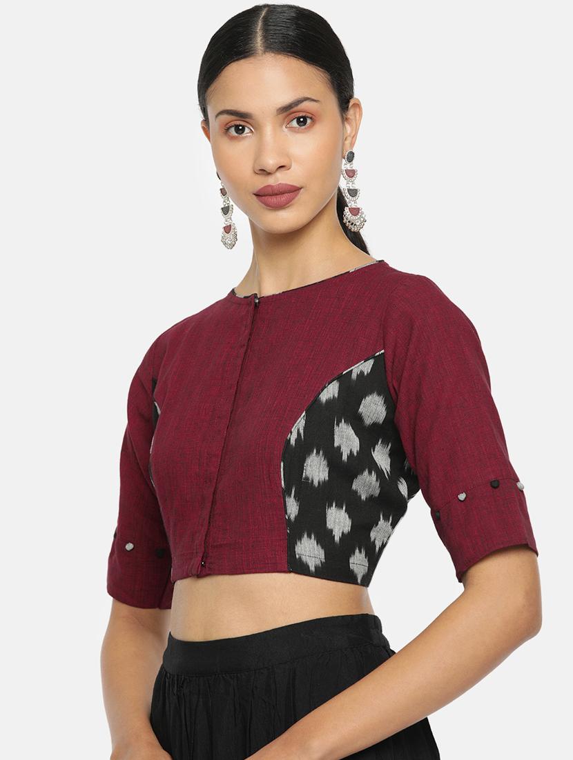 ikat printed blouse - 17462199 - Zoom Image - 2