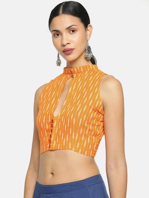 ikat printed blouse - 17462206 - Standard Image - 2