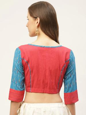 ikat printed blouse - 17462212 - Standard Image - 3