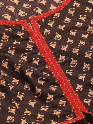 block printed blouse - 17462213 - Standard Image - 4