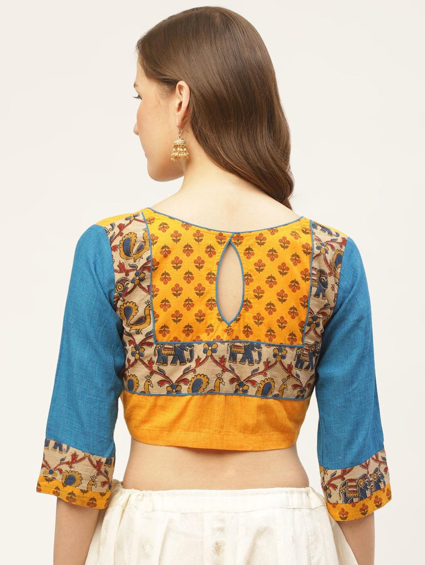 back printed blouse - 17462214 - Zoom Image - 3