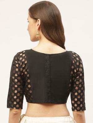 self design jamdani blouse - 17462215 - Standard Image - 3