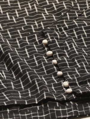 check printed blouse - 17462216 - Standard Image - 4