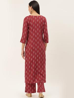 printed kurta palazzo set - 17462220 - Standard Image - 3