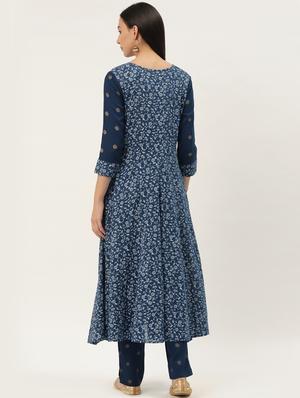 floral kurta pant set - 17462224 - Standard Image - 3