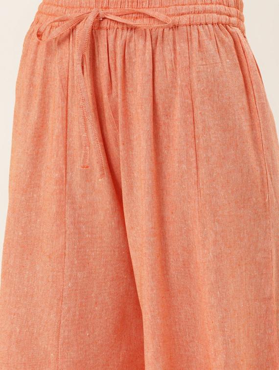 mirror work kurta palazzo set - 17462226 - Zoom Image - 5
