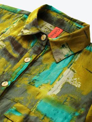 abstract print kurta pant set - 17462231 - Standard Image - 4