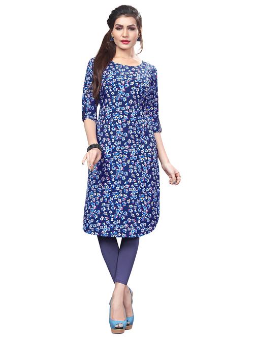 floral straight kurta - 17462446 - Standard Image - 1