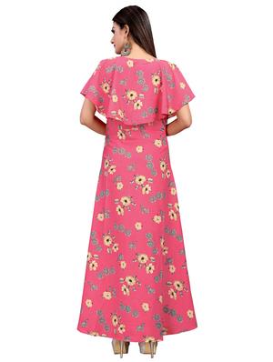 floral fit & flare gown - 17462465 - Standard Image - 2