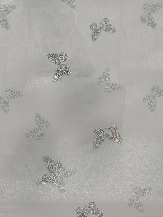 floral woven saree with blouse - 17462474 - Zoom Image - 6