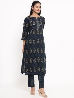 printed kurta pant set - 17462512 - Standard Image - 2