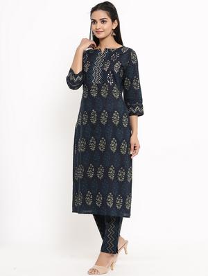 printed kurta pant set - 17462512 - Standard Image - 3