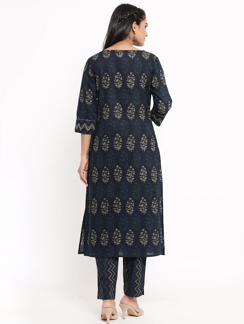 printed kurta pant set - 17462512 - Zoom Image - 4