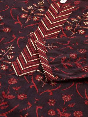floral a-line kurta - 17462524 - Standard Image - 4