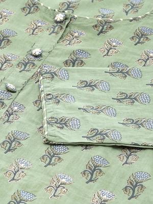 floral a-line kurta - 17462527 - Standard Image - 5
