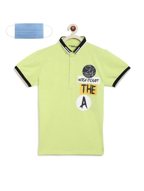 printed t-shirt with free mask - 17462545 - Standard Image - 1