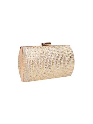 cream jute box clutch - 17462603 - Standard Image - 4